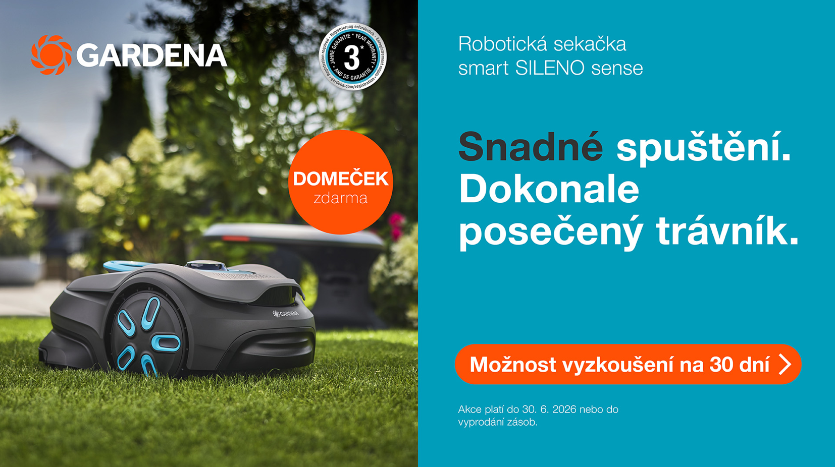 Domeček zdarma a prodloužená možnost vrácení do 30 dní